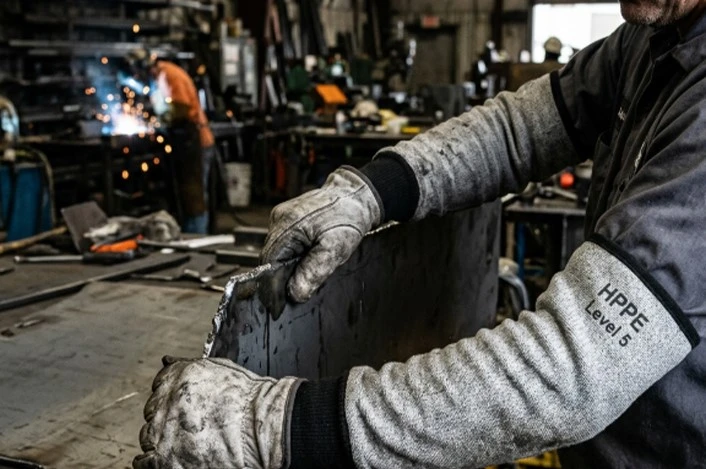 el 5 HPPE Cut-Resistant Arm Sleeves el 5 HPPE Cut-Resistant Arm Sleeves